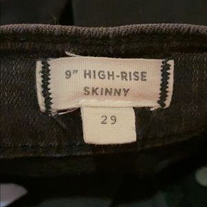 Madewell Jeans - Madewell 9” skinny jeans, black. Madewell Jeans - Madewell 9” skinny jeans, black.